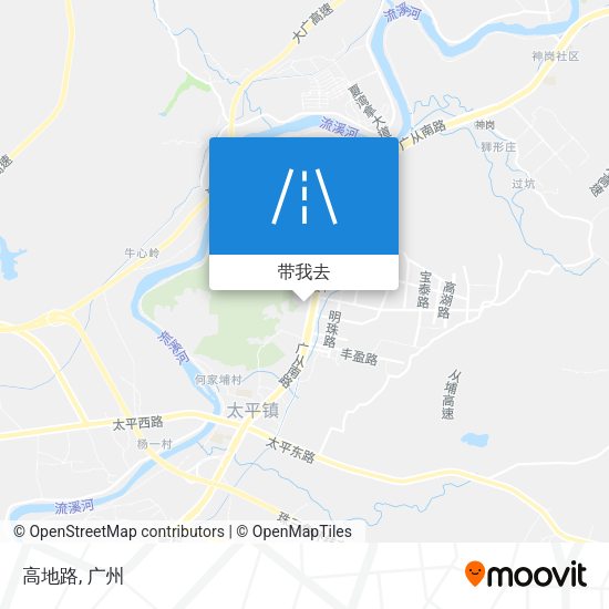 高地路地图