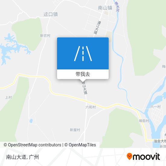 南山大道地图
