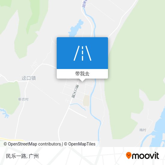 民乐一路地图