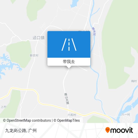 九龙岗公路地图