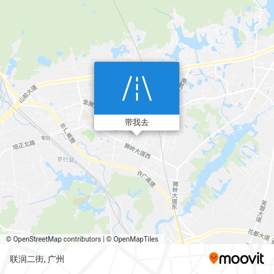 联润二街地图