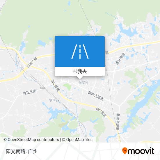 阳光南路地图