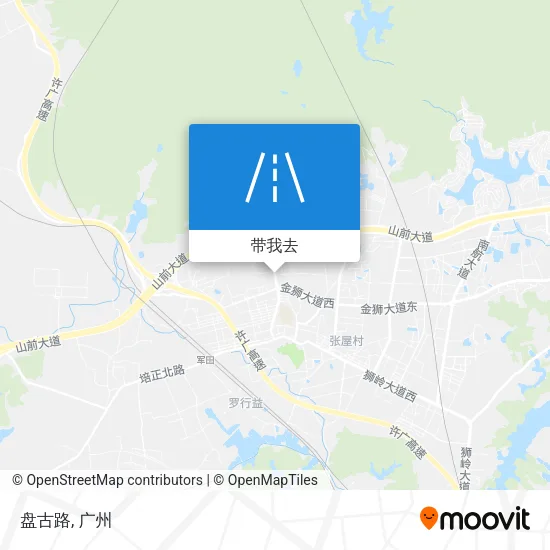 盘古路地图