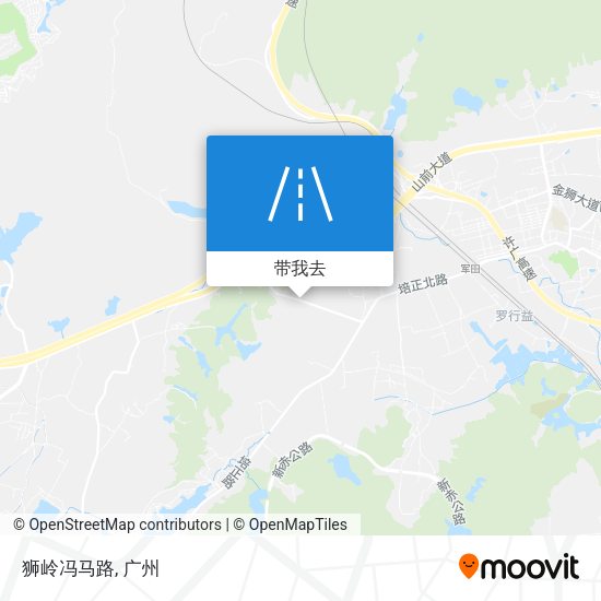 狮岭冯马路地图