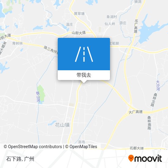 石下路地图