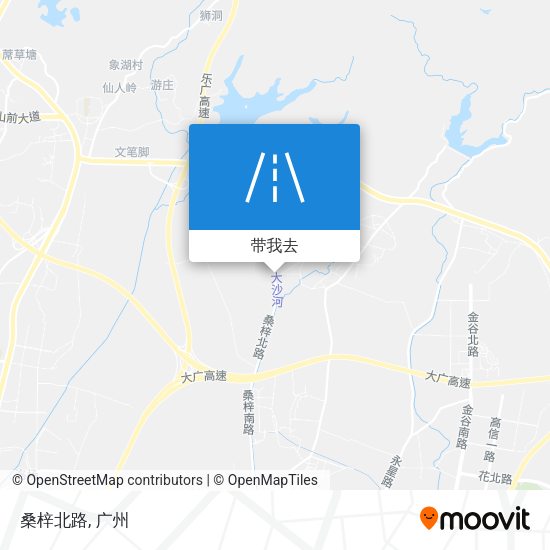 桑梓北路地图