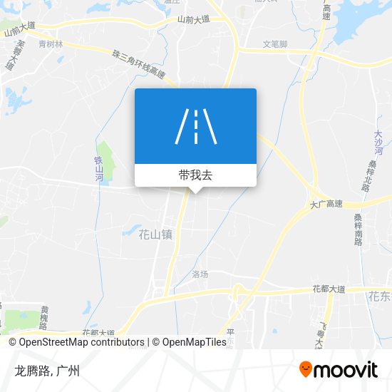 龙腾路地图