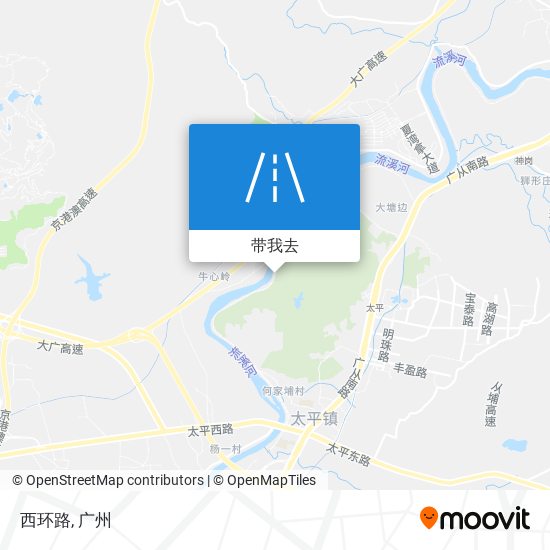 西环路地图