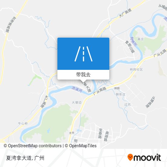 夏湾拿大道地图