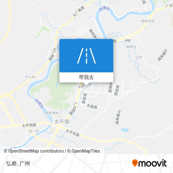弘桥地图