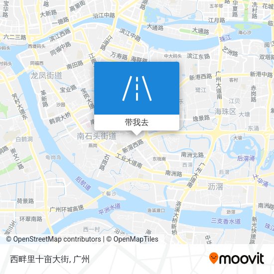 西畔里十亩大街地图
