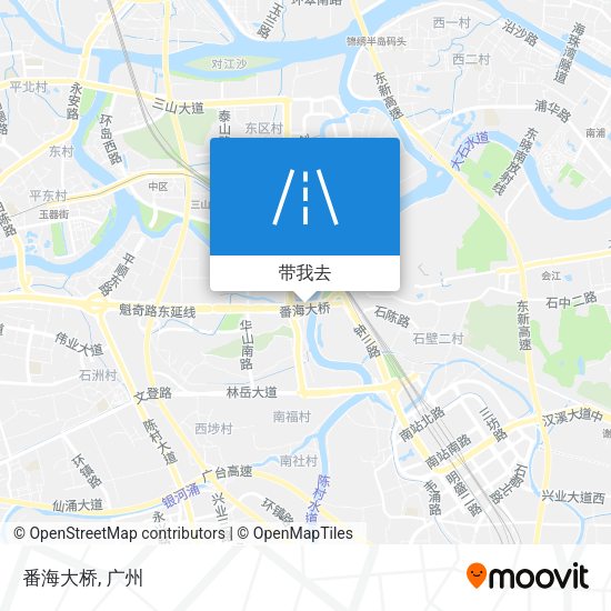 番海大桥地图