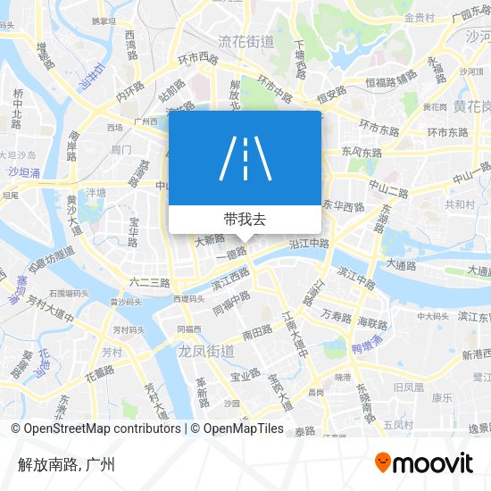 解放南路地图