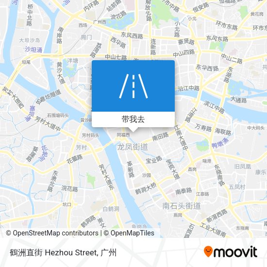 鶴洲直街 Hezhou Street地图