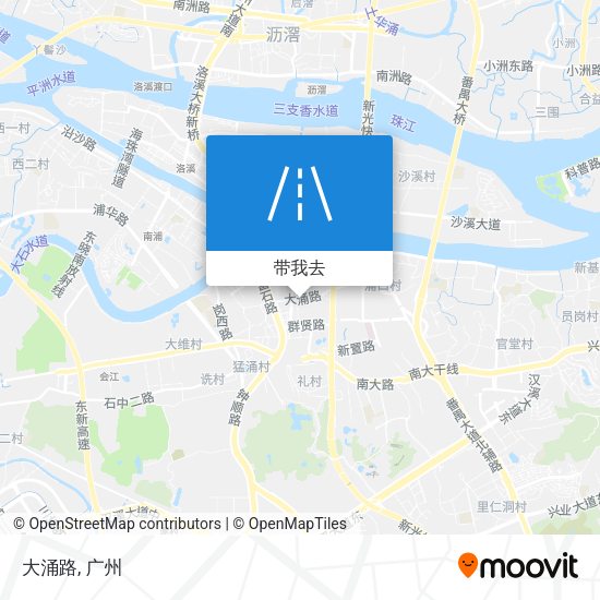 大涌路地图