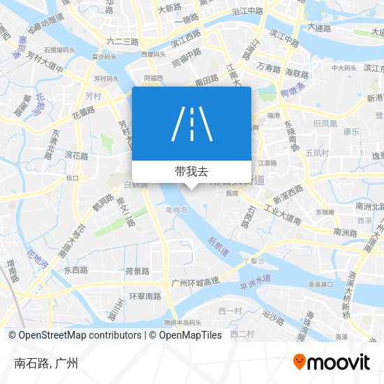南石路地图