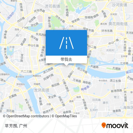 草芳围地图