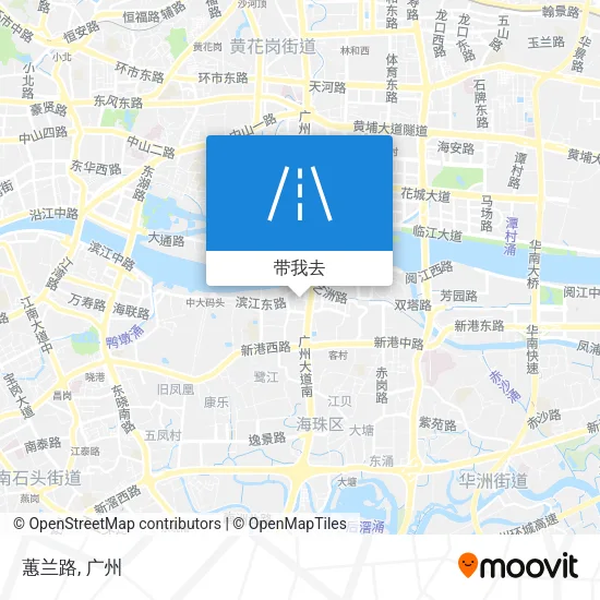 蕙兰路地图