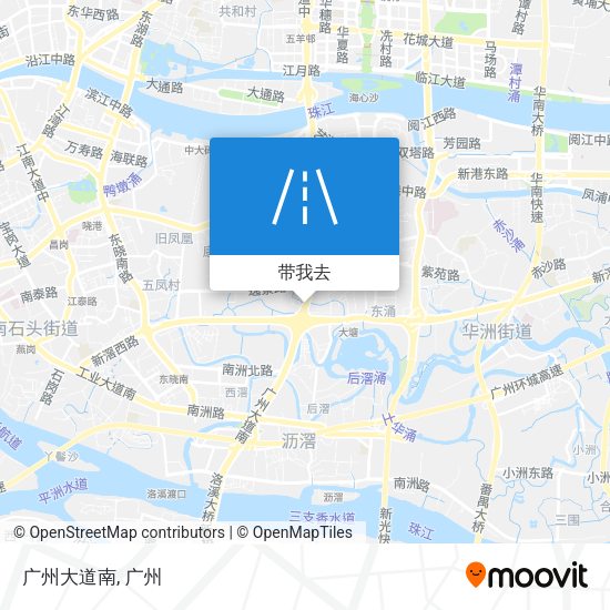 广州大道南地图