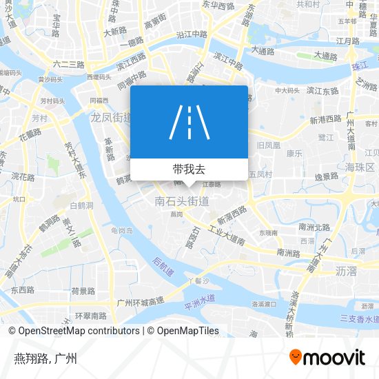 燕翔路地图
