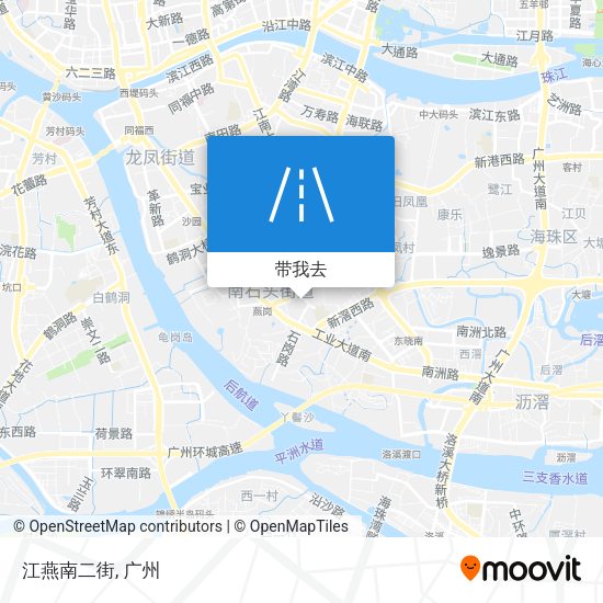 江燕南二街地图