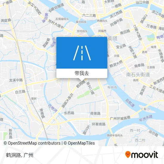 鹤洞路地图