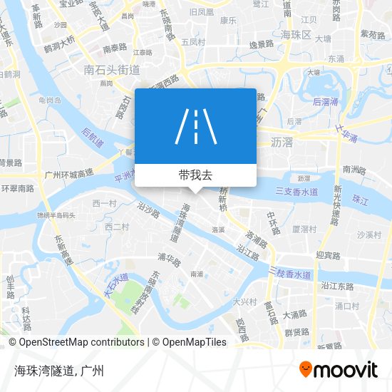 海珠湾隧道地图