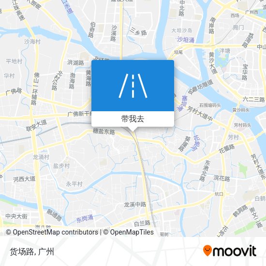 货场路地图