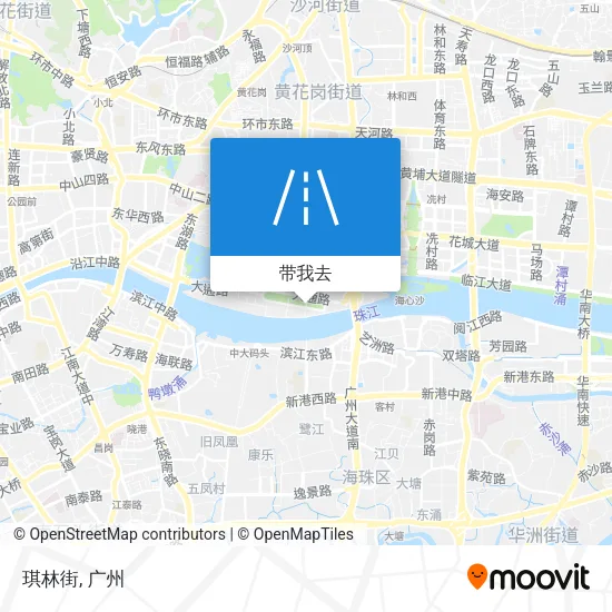琪林街地图