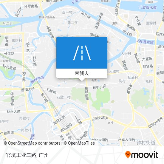 官坑工业二路地图