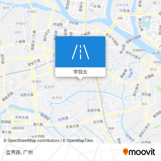 盐秀路地图
