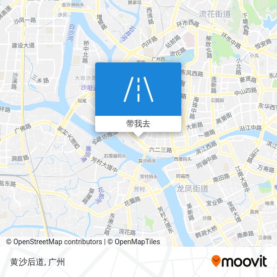黄沙后道地图