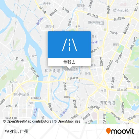 得雅街地图