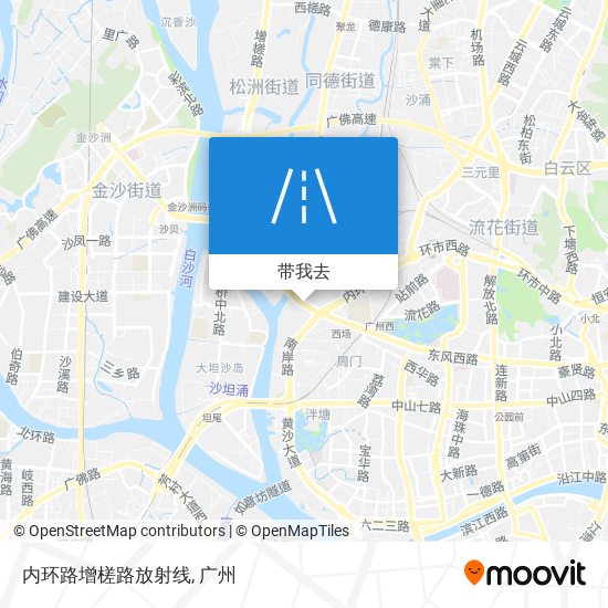 内环路增槎路放射线地图