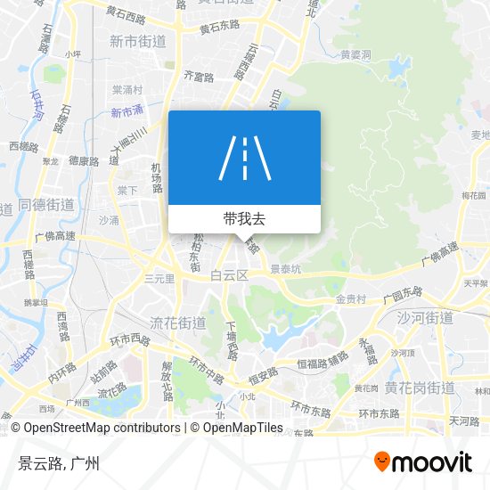景云路地图