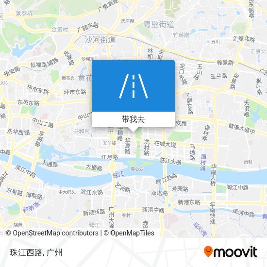 珠江西路地图
