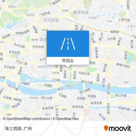 珠江西路地图