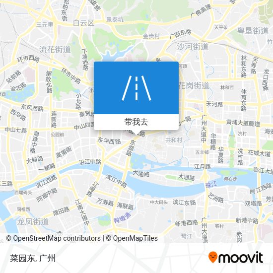 菜园东地图