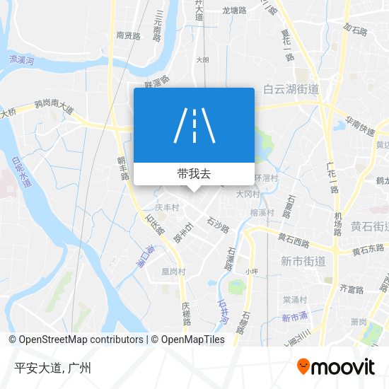 平安大道地图