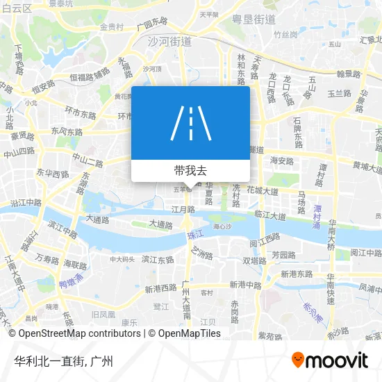 华利北一直街地图