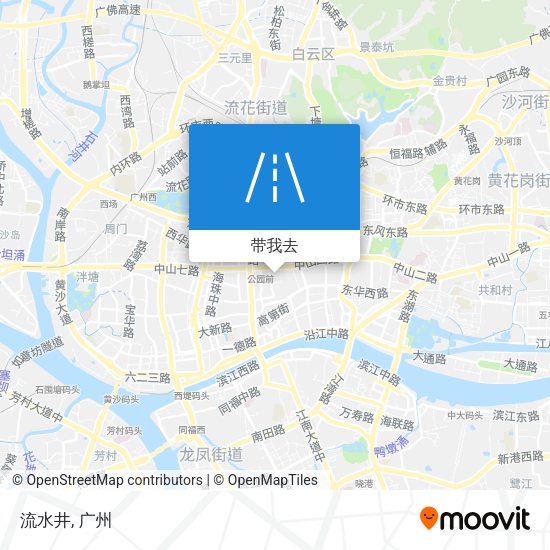 流水井地图