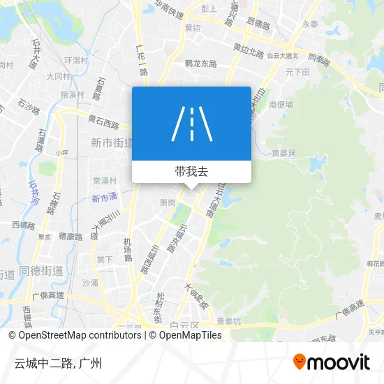 云城中二路地图