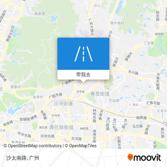沙太南路地图