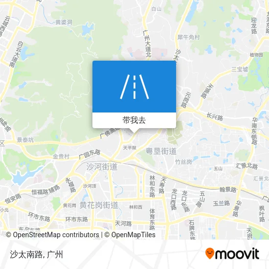 沙太南路地图