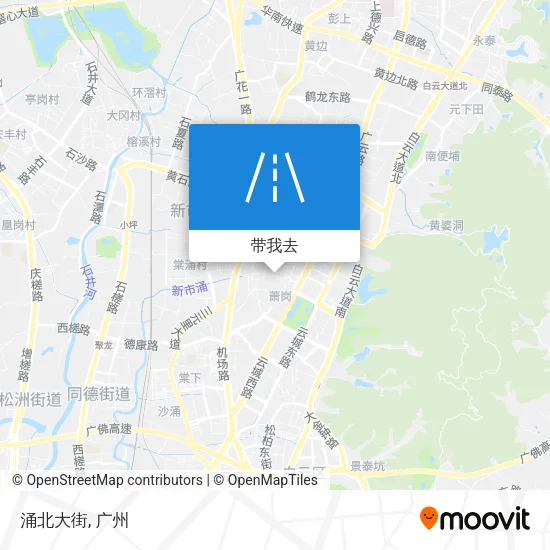 涌北大街地图