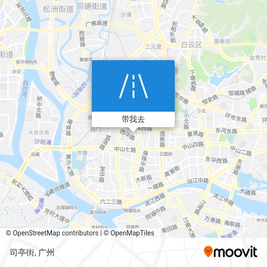 司亭街地图