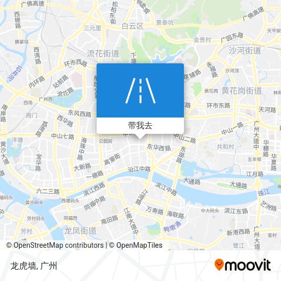 龙虎墙地图