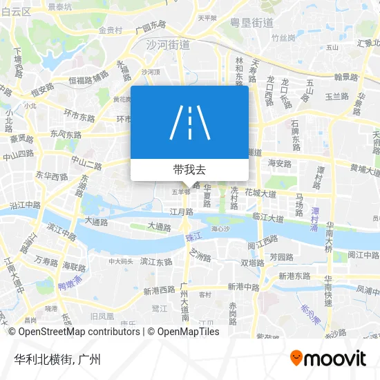 华利北横街地图