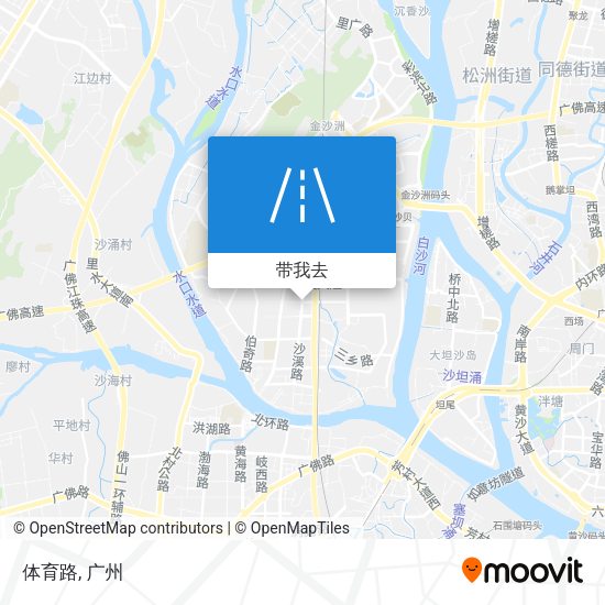 体育路地图