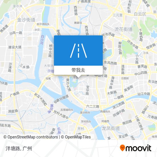 泮塘路地图